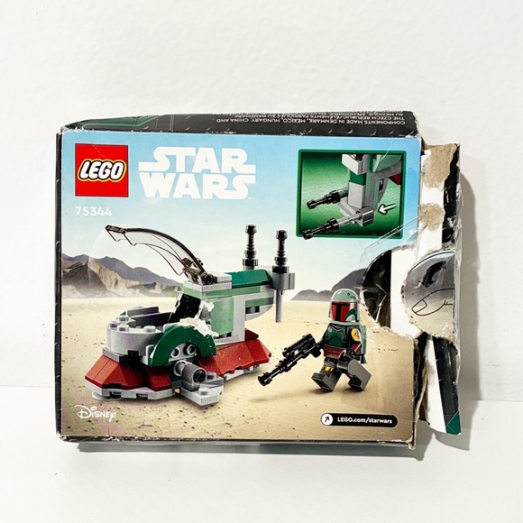 Lego Boba Fett's Starship Microfighter 75344 Star Wars Minifigure Building Set - Picture 2 of 3